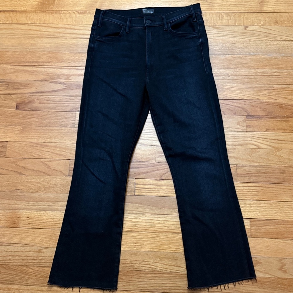 MOTHER Jeans The Hustler Ankle Fray Size 31 Encounters At Night